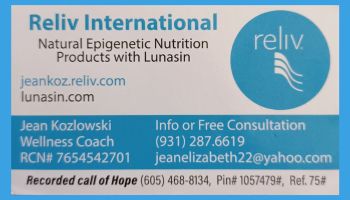Jean Kozlowshi - Reliv Independent Distributor